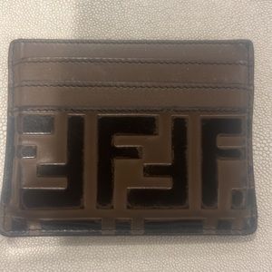 Used with box Fendi card case